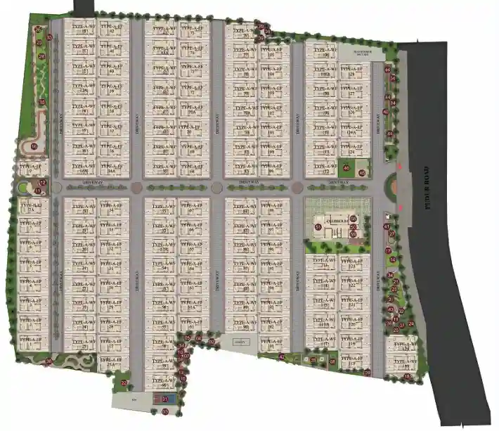Skymarx Plots Gurgaon - Master Plan layout for commercial plots